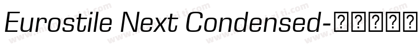 Eurostile Next Condensed字体转换